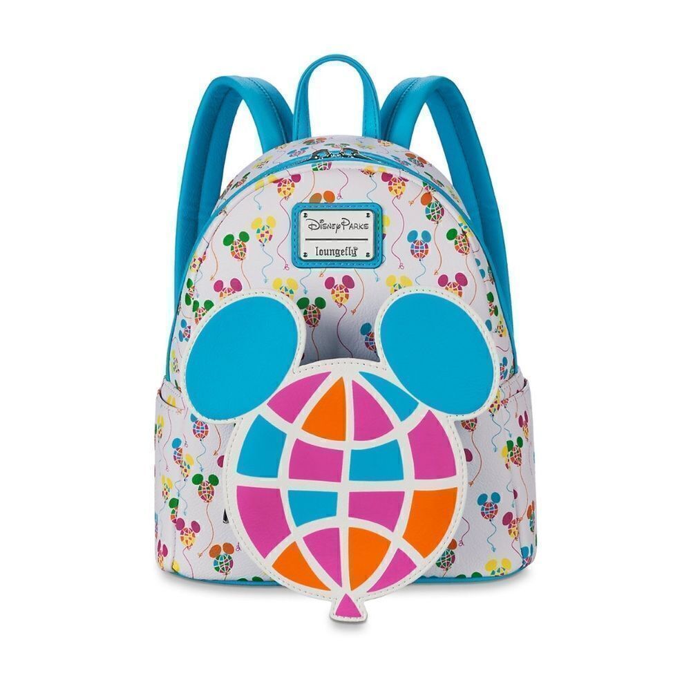 Loungefly X Disney Mickey Mouse Balloon 50th Anniversary Mini Backpack NWT